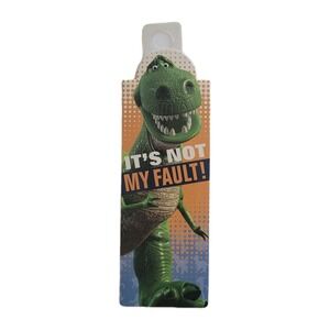 2010 Toy Story 3 T Rex Bookmark Magnetic Magnet Not My Fault UK Called If, #6805